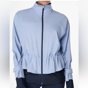 NWT! Sweaty Betty Fast Lane Running Jacket Size S Blue
